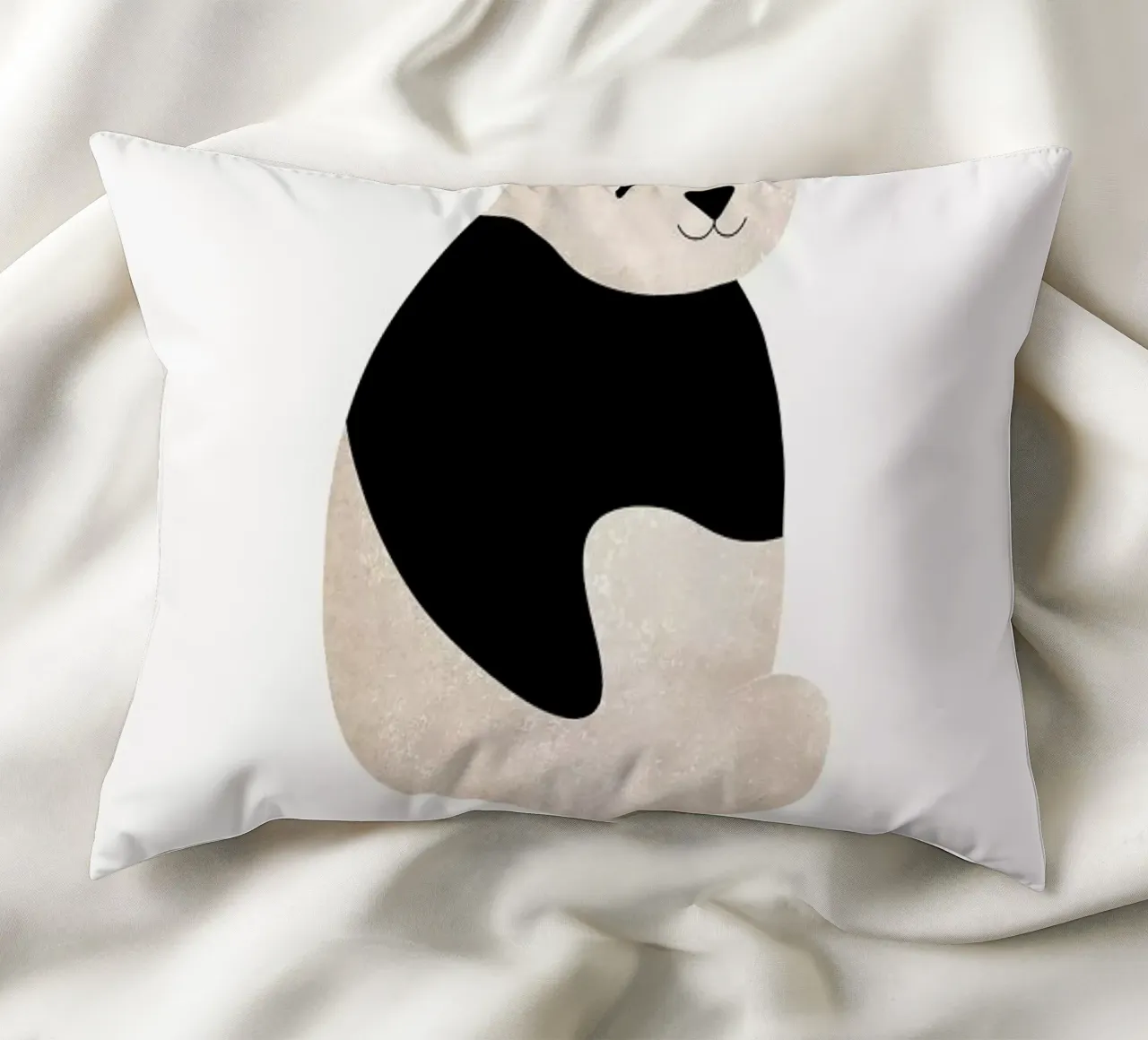 Panda decorative cushion by Little Flourishes