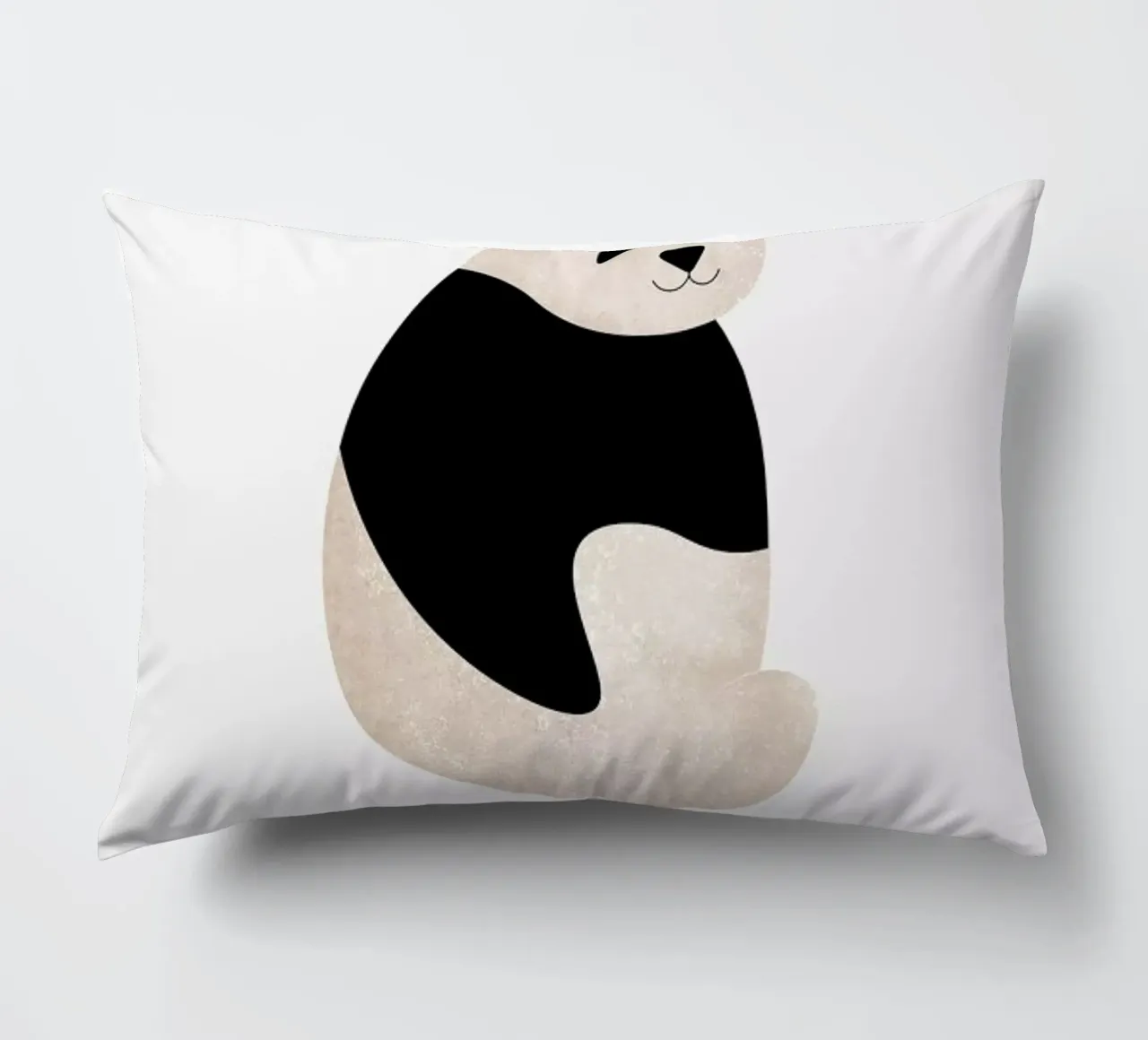 Panda decorative cushion by Little Flourishes