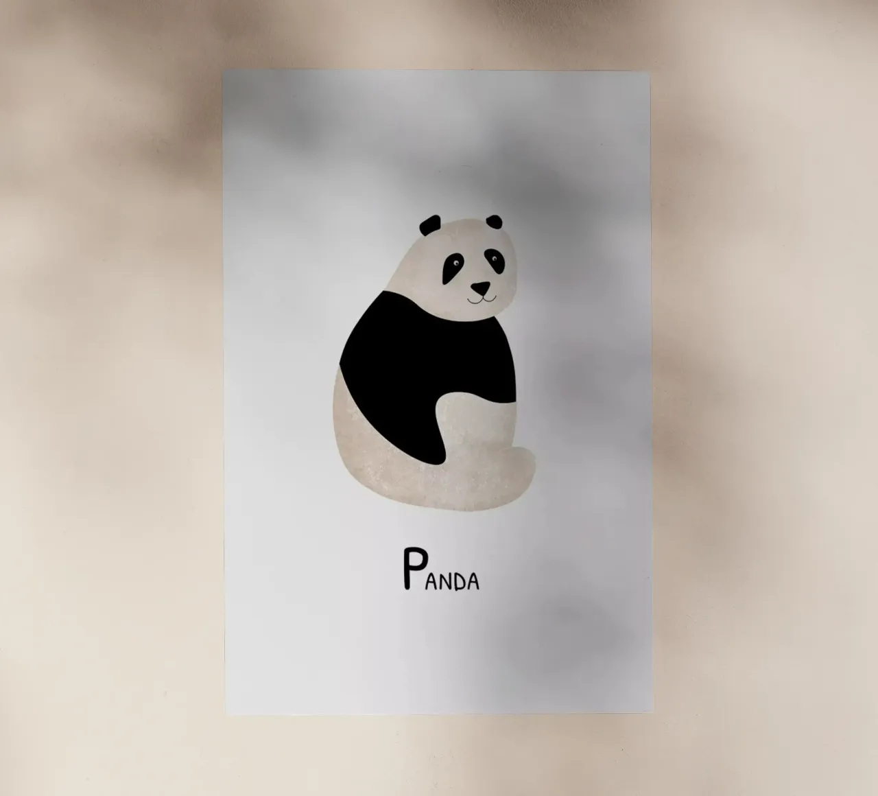Panda pellicola backlit da Little Flourishes