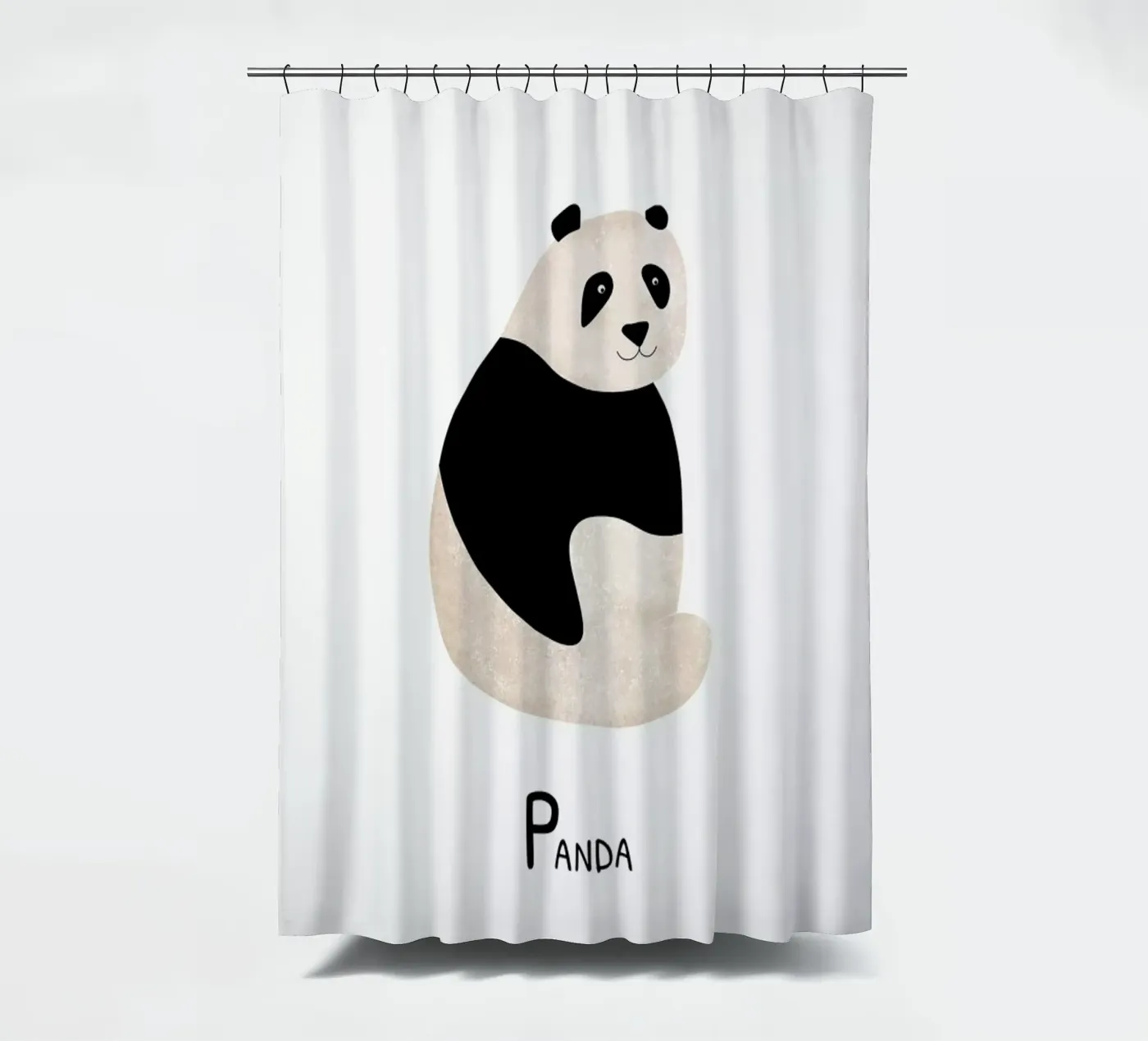 Panda Duschvorhang von Little Flourishes