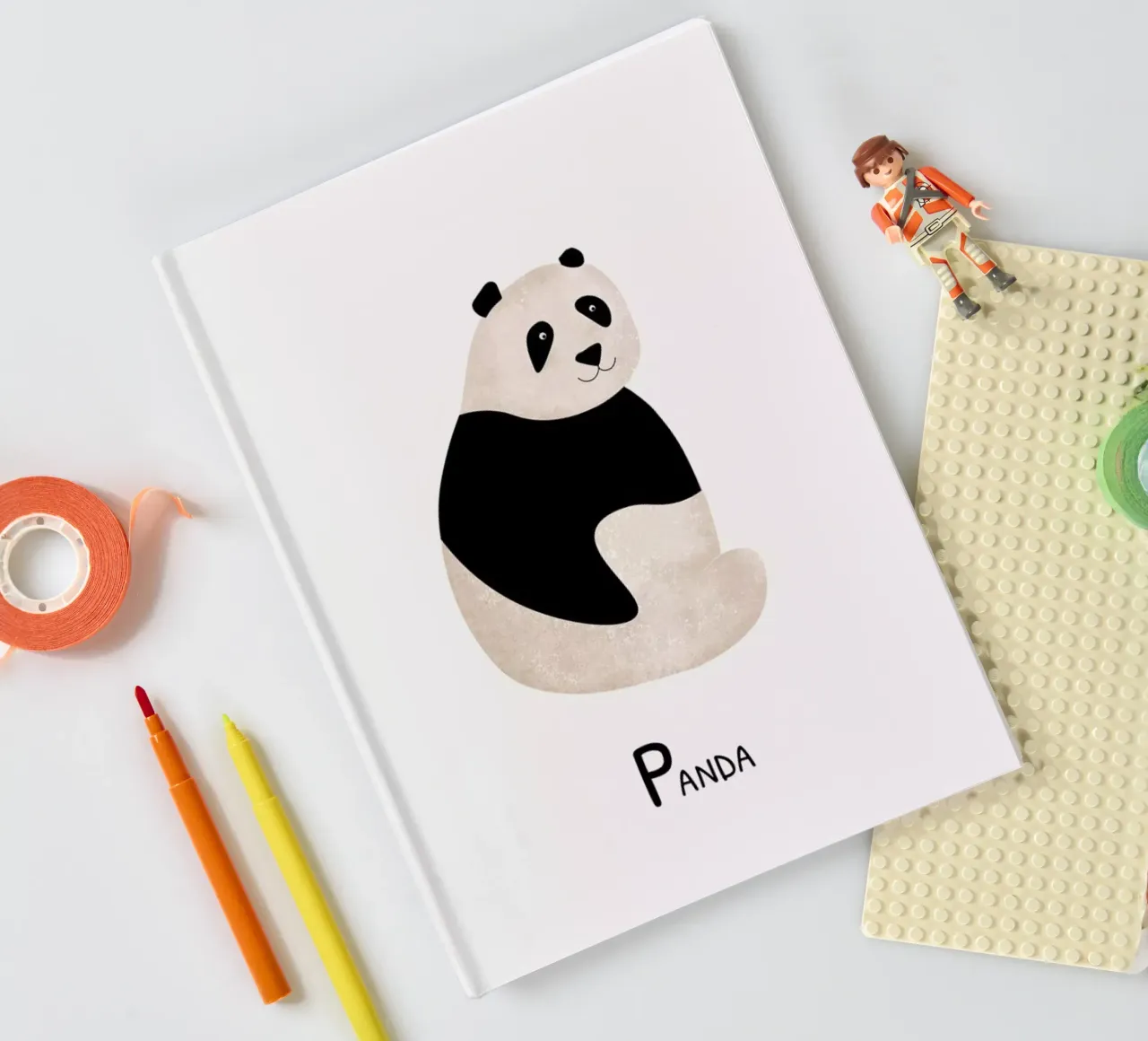Panda notebook by Little Flourishes