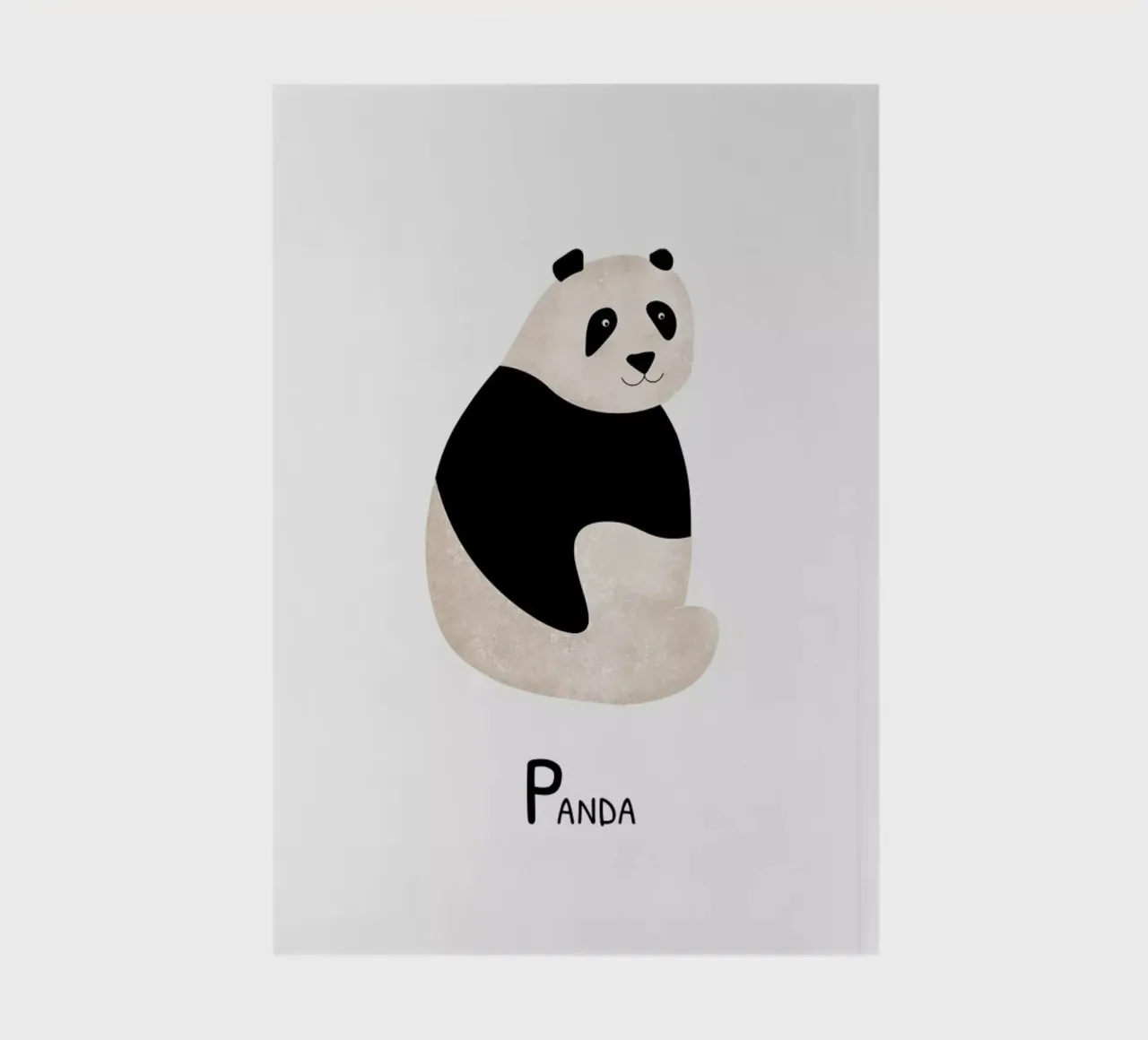 Panda notebook by Little Flourishes
