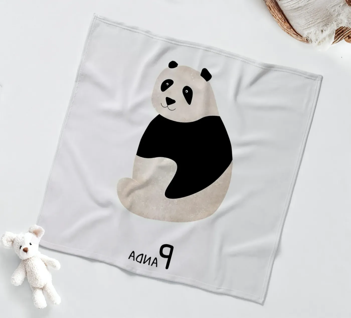 Panda fleecedeken van Little Flourishes