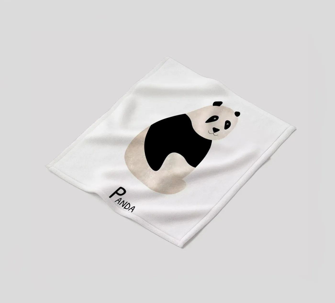 Panda fleecedeken van Little Flourishes