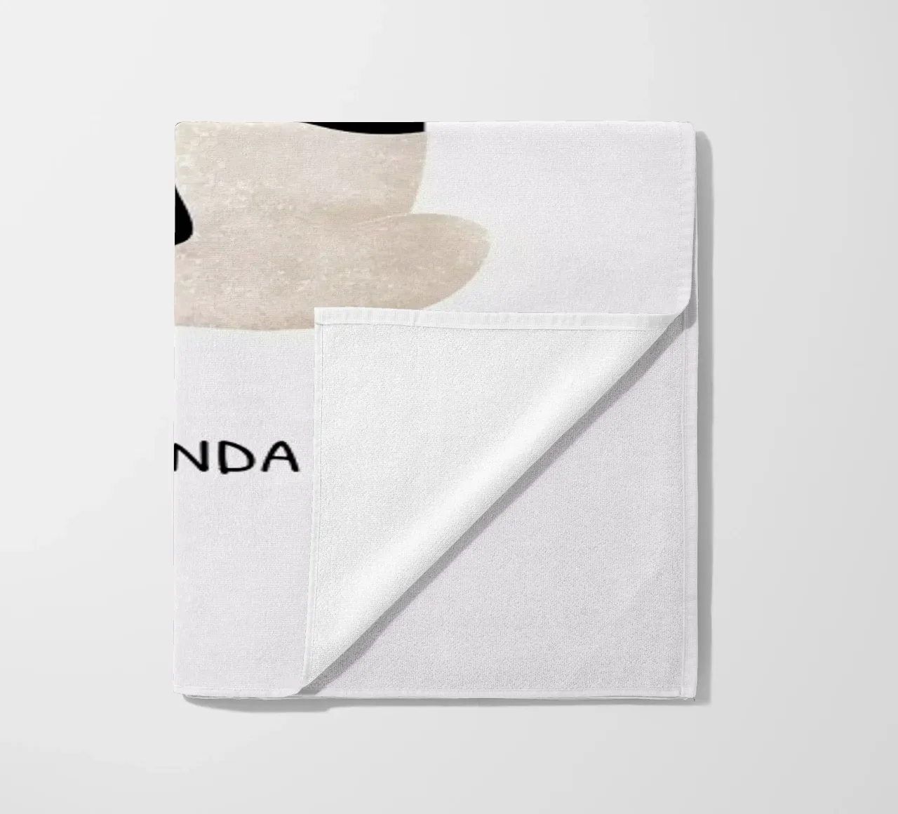 Panda beach towel by Little Flourishes