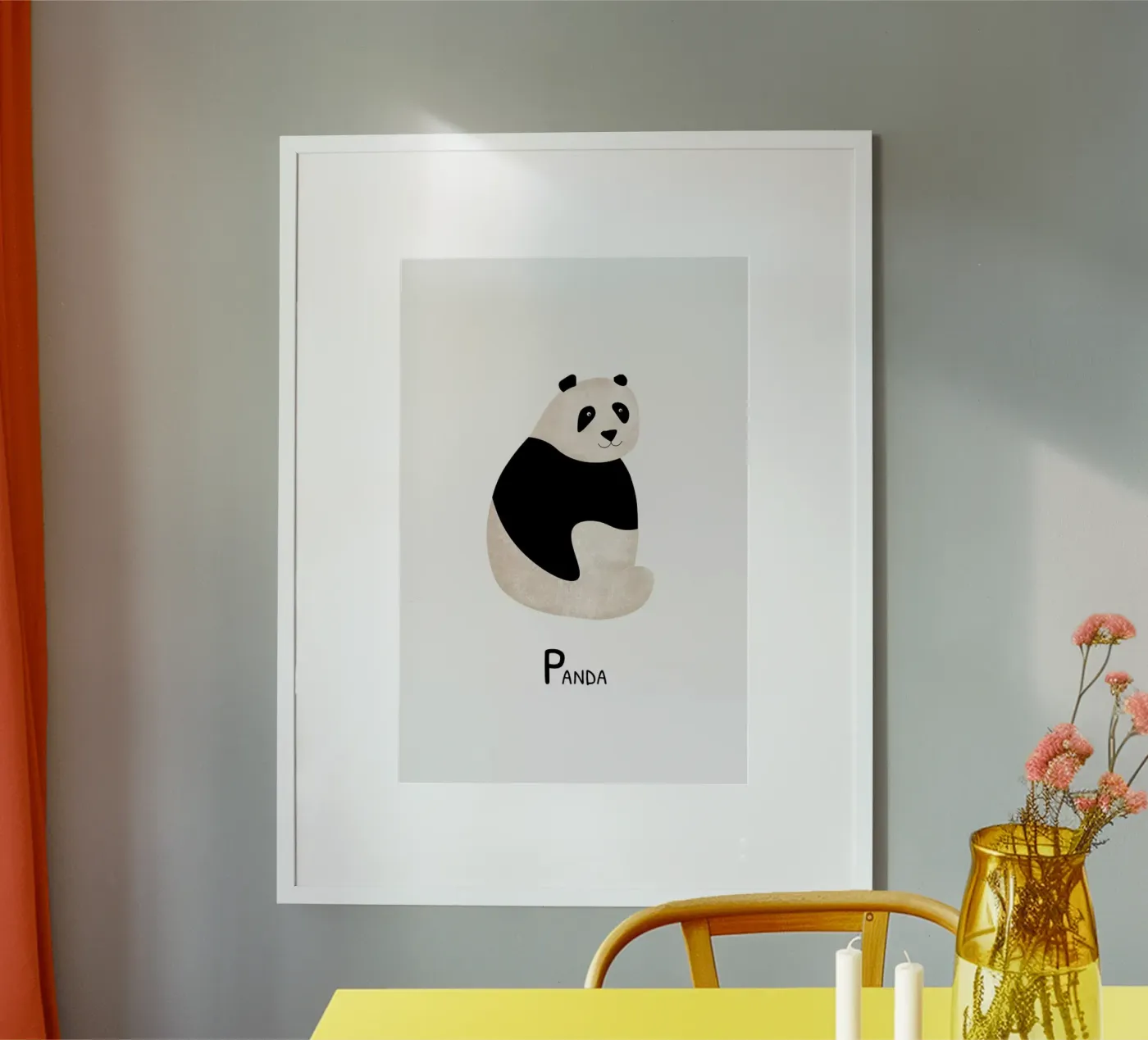 Panda poster da Little Flourishes