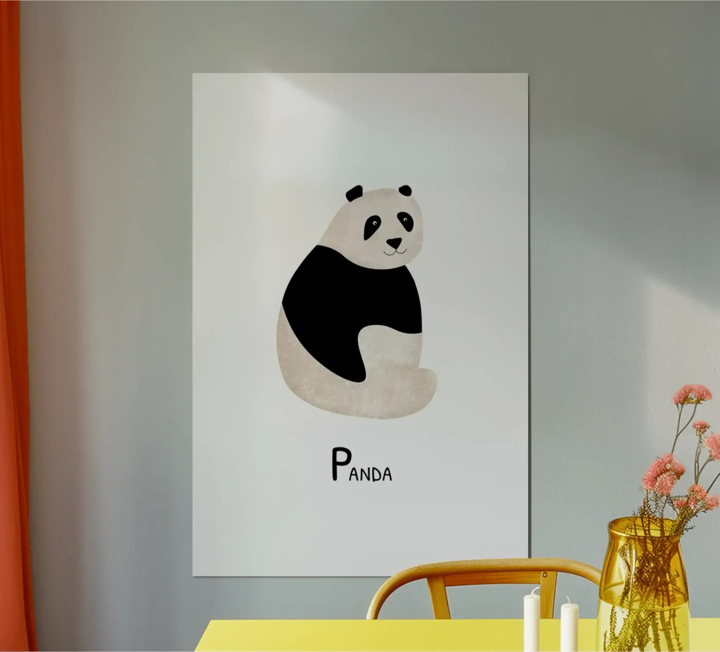 Panda poster da Little Flourishes