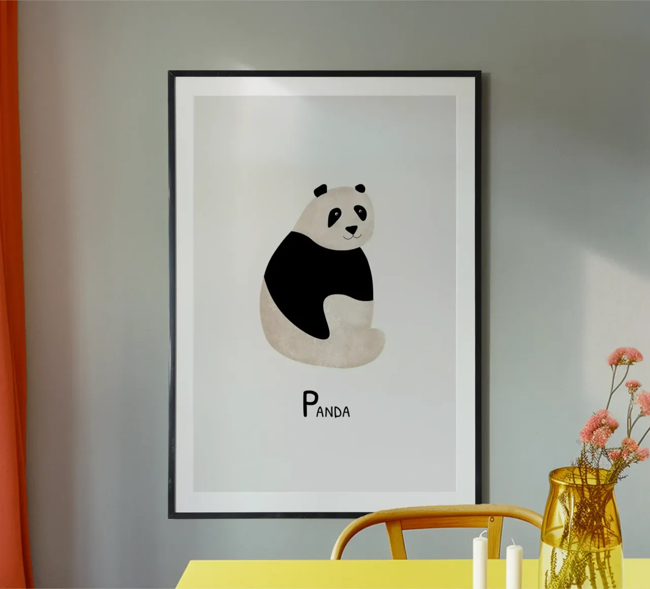 Panda poster da Little Flourishes