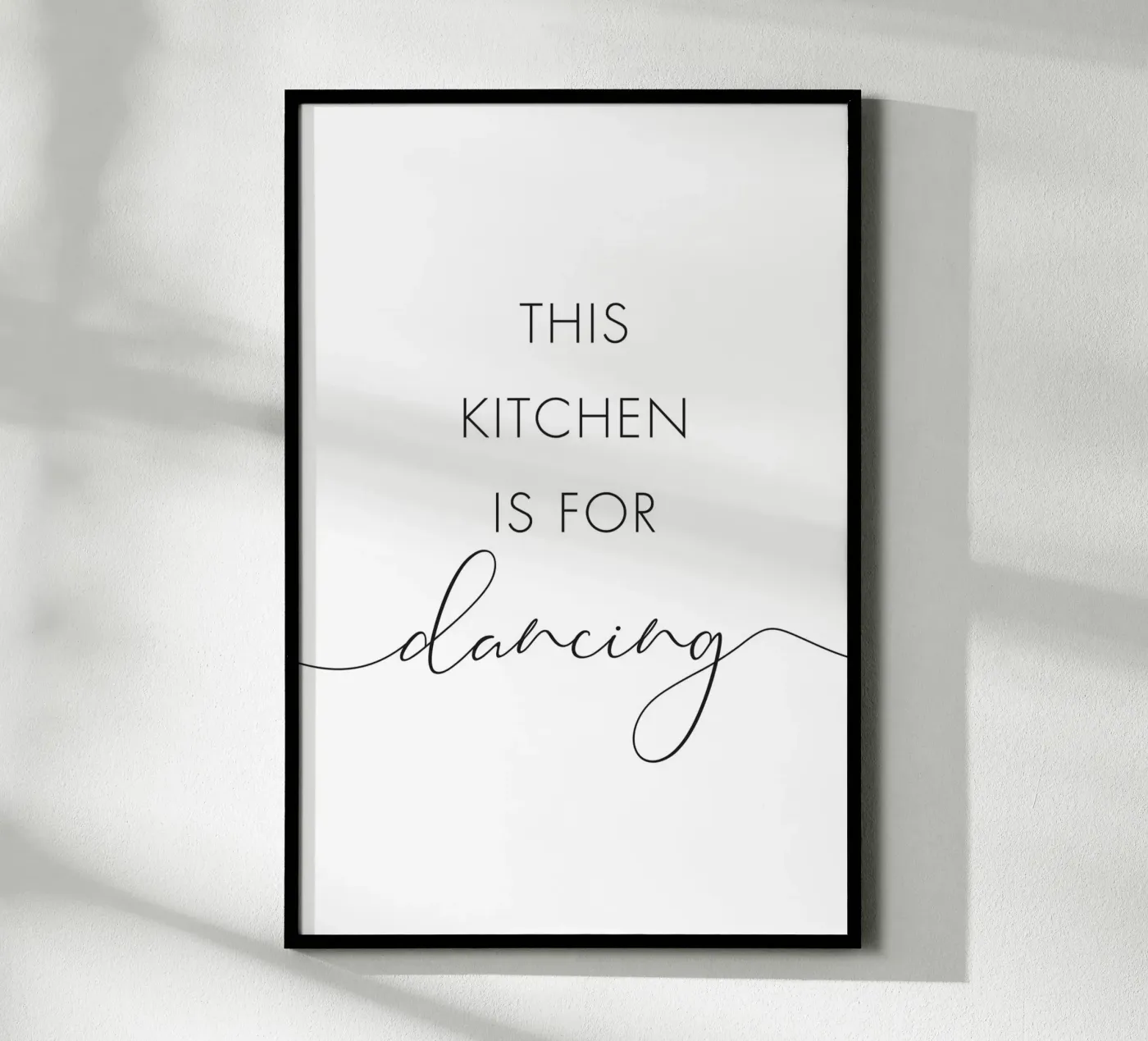 This kitchen is for dancing poster da NouveauPrints