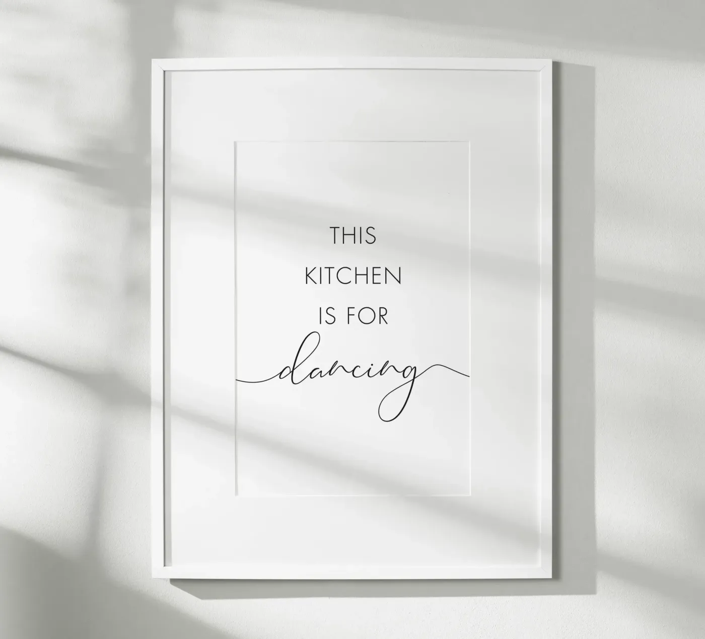 This kitchen is for dancing poster da NouveauPrints