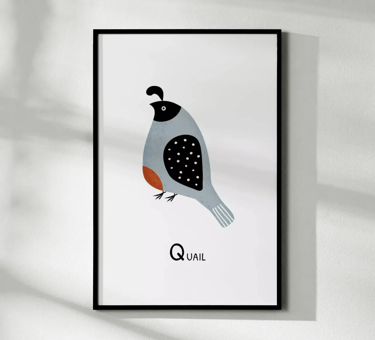 Q for Quail carta hahnemühle da Little Flourishes