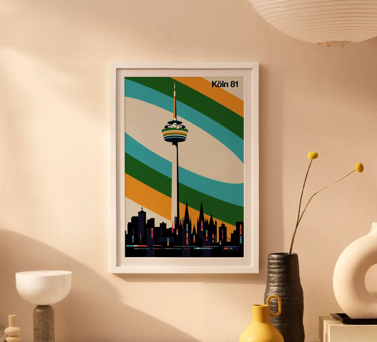 Köln 81 Poster von Bo Lundberg
