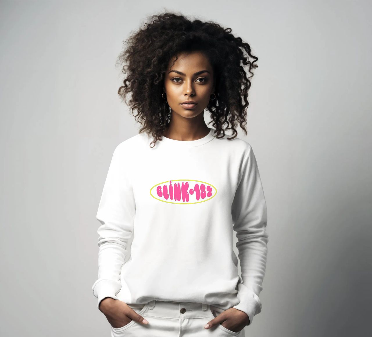 Logotipo de la burbuja de Blink 182 sudadera de Curtishop