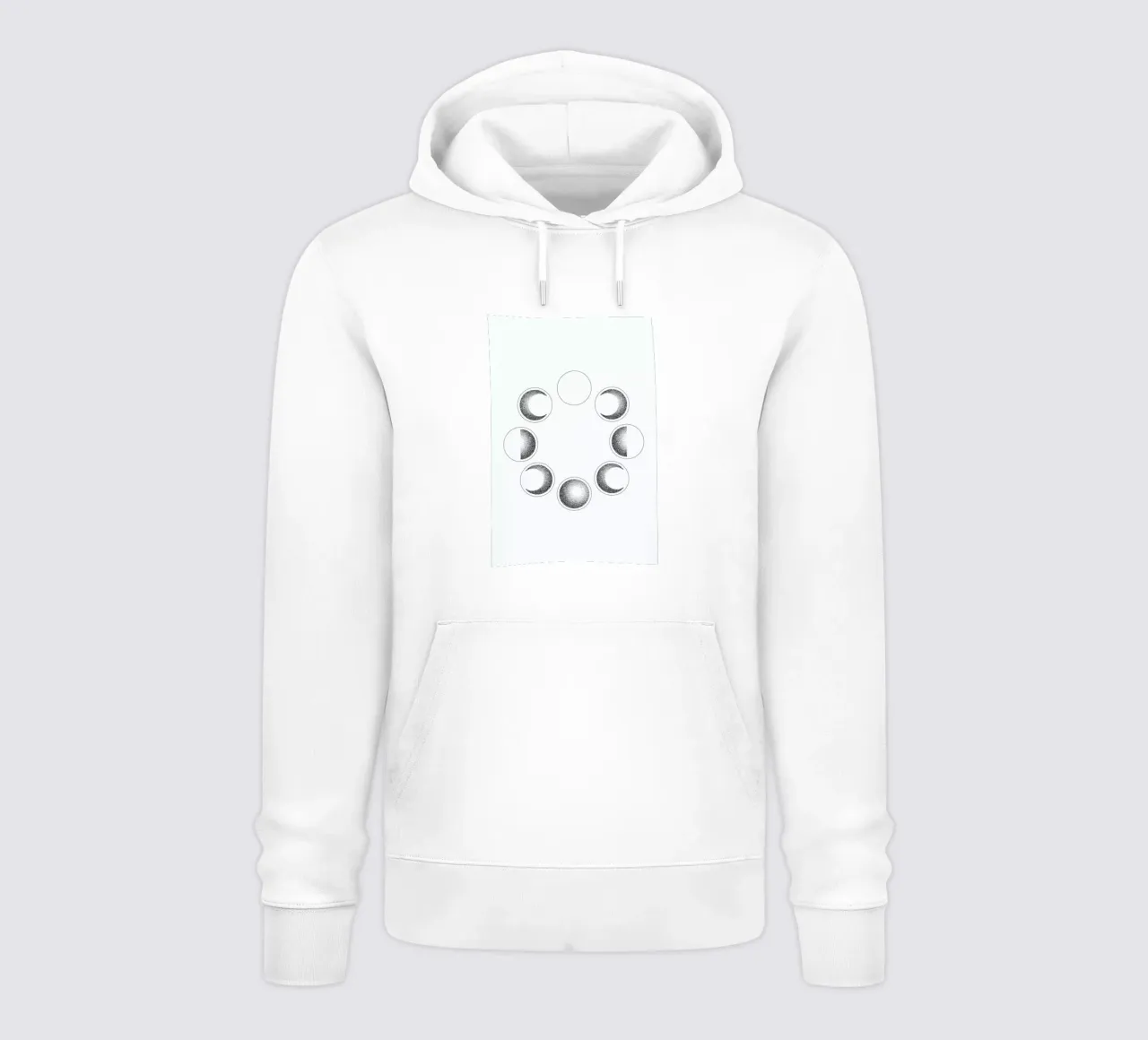 Lunar Phases felpa con cappuccio da daylight design studio