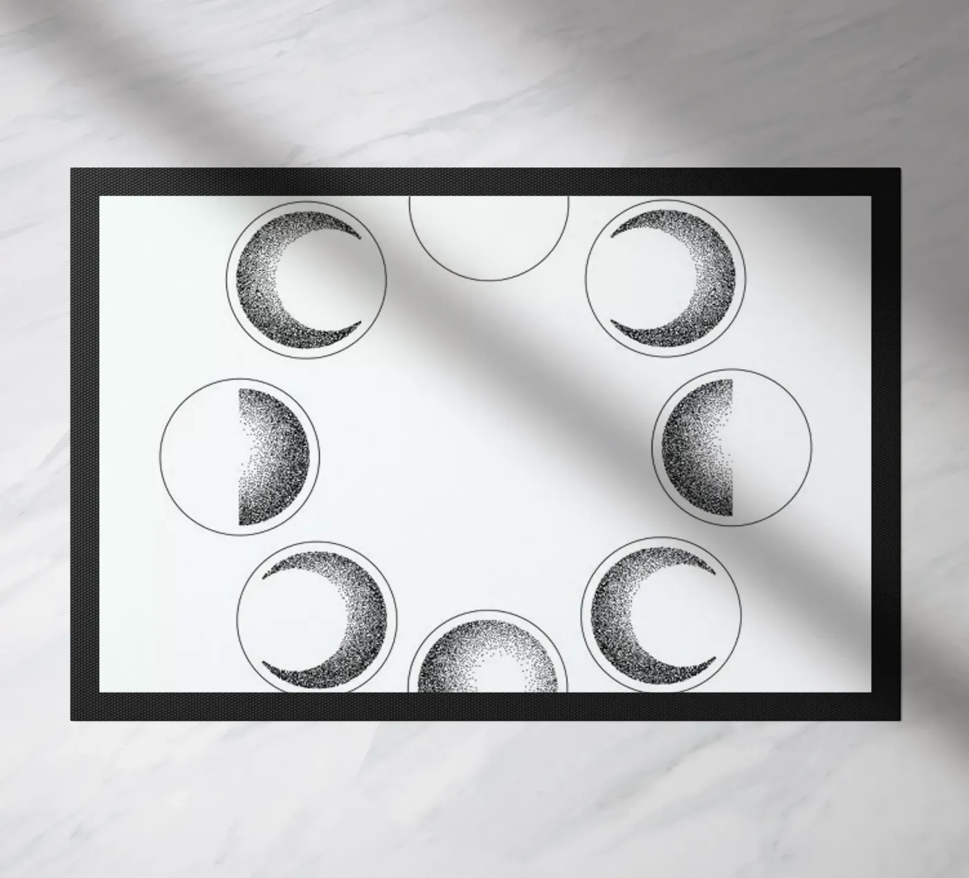 Lunar Phases deurmat van daylight design studio