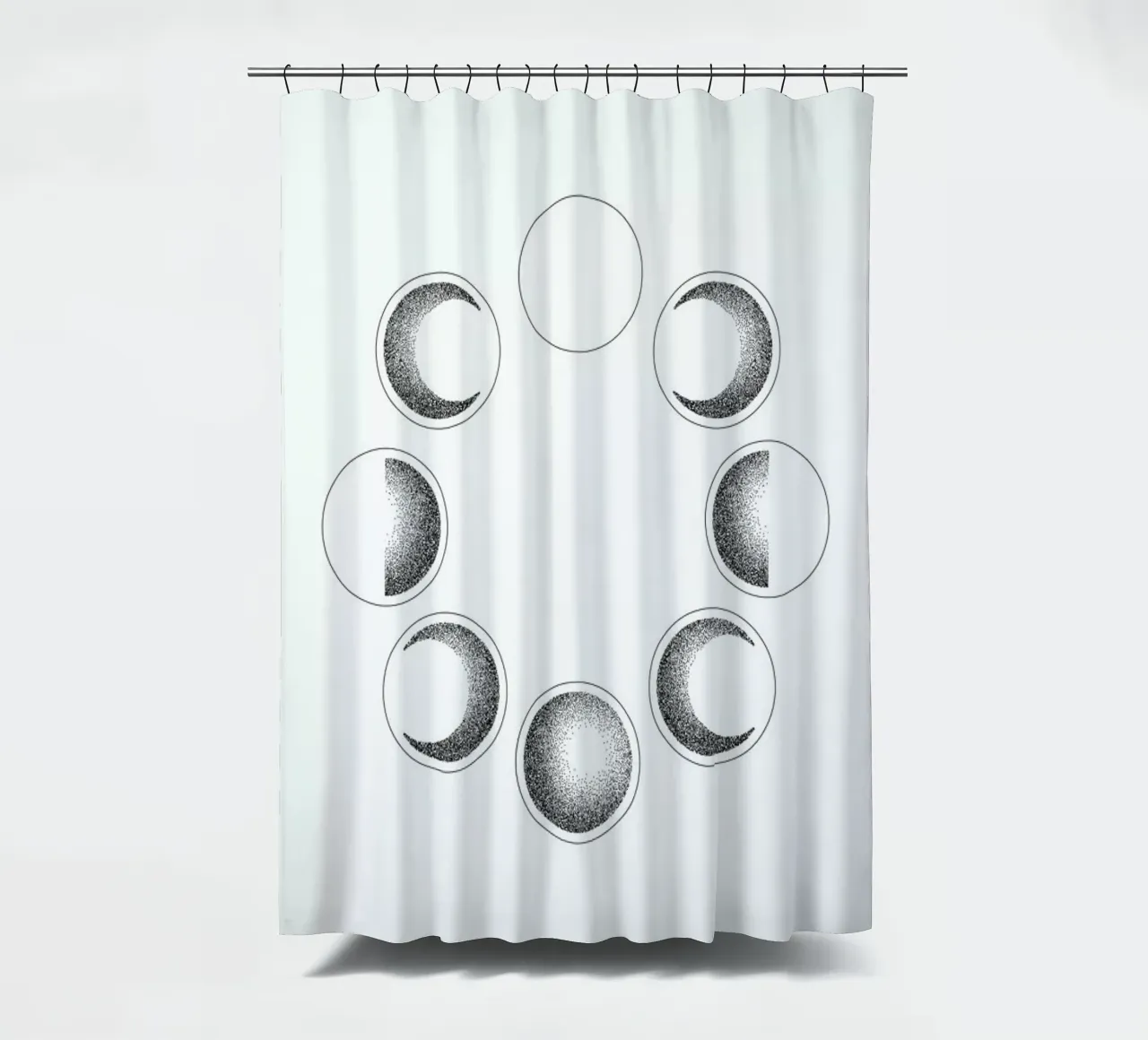 Lunar Phases Duschvorhang von daylight design studio