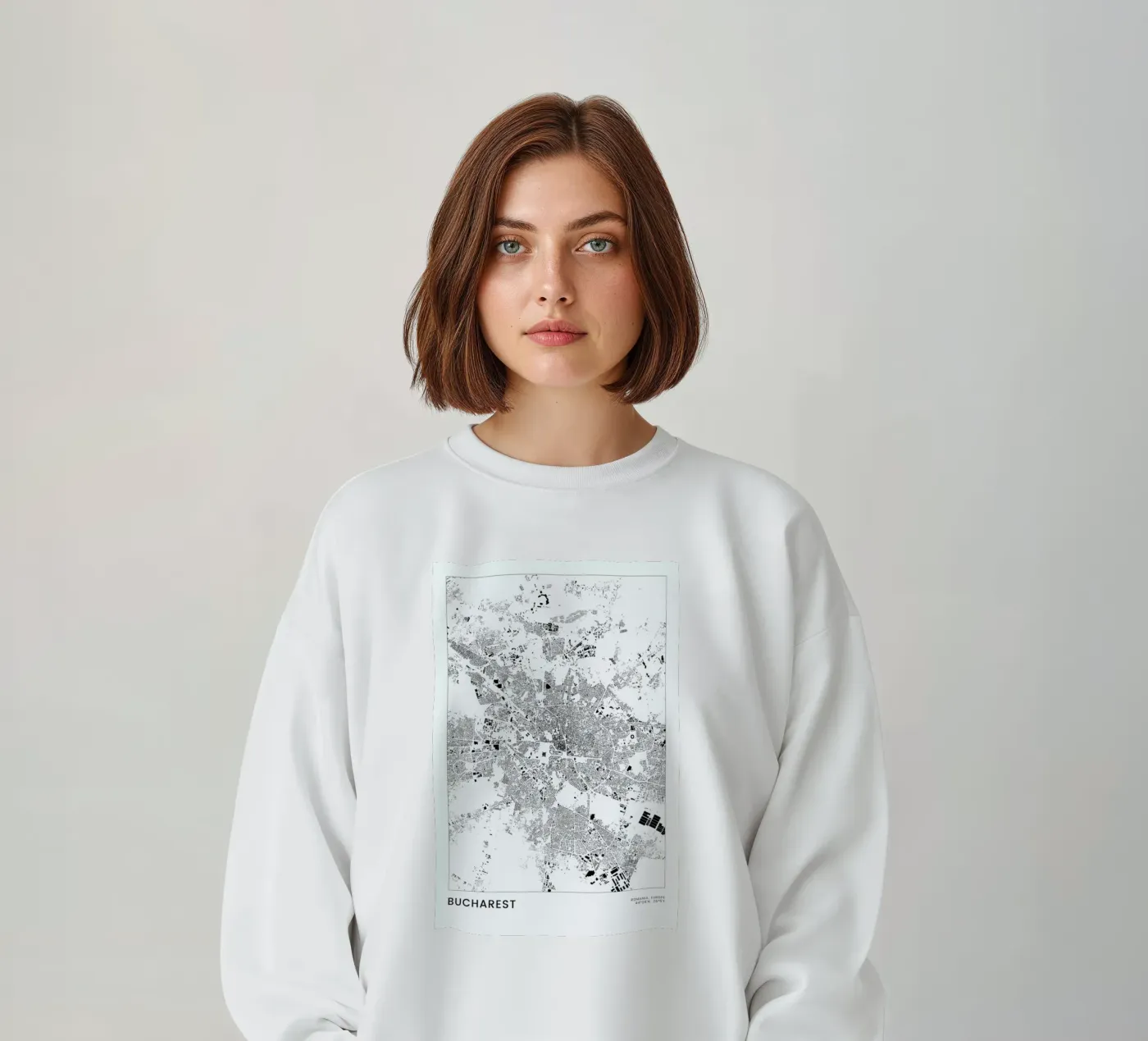 Bucharest sweat de The Cartography Collection