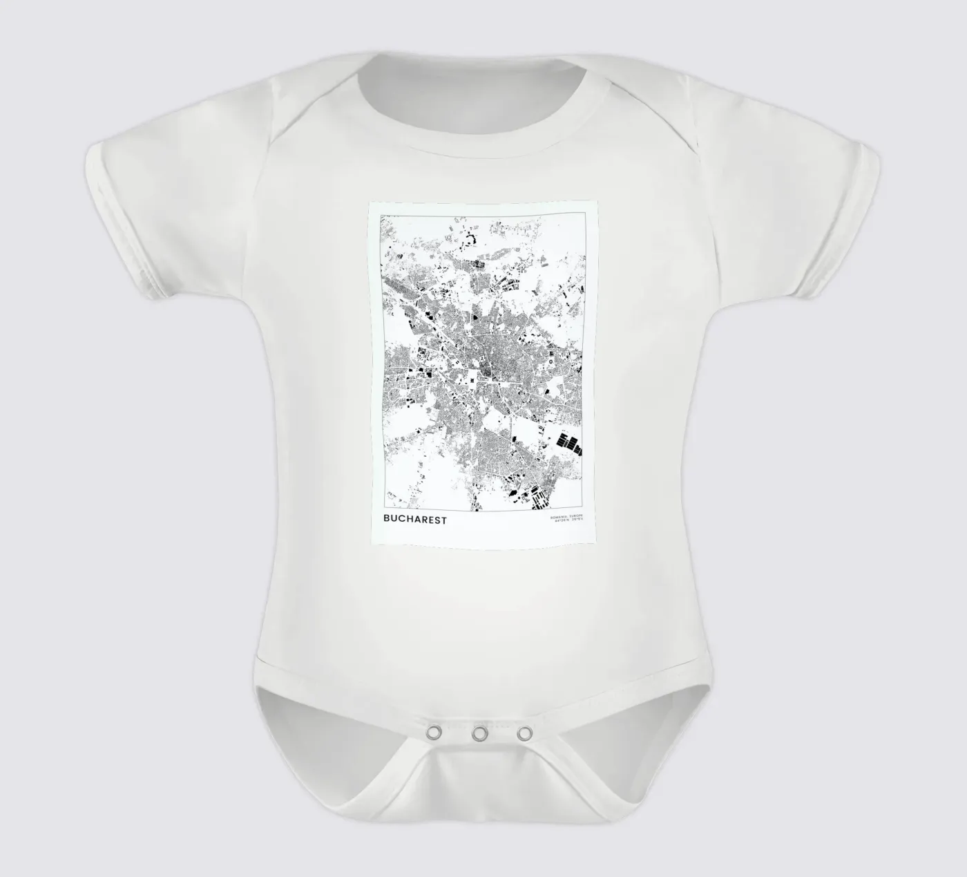 Bucharest body bébé de The Cartography Collection