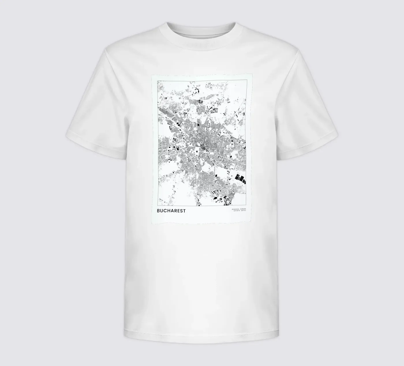 Bucharest t-shirt bambini da The Cartography Collection