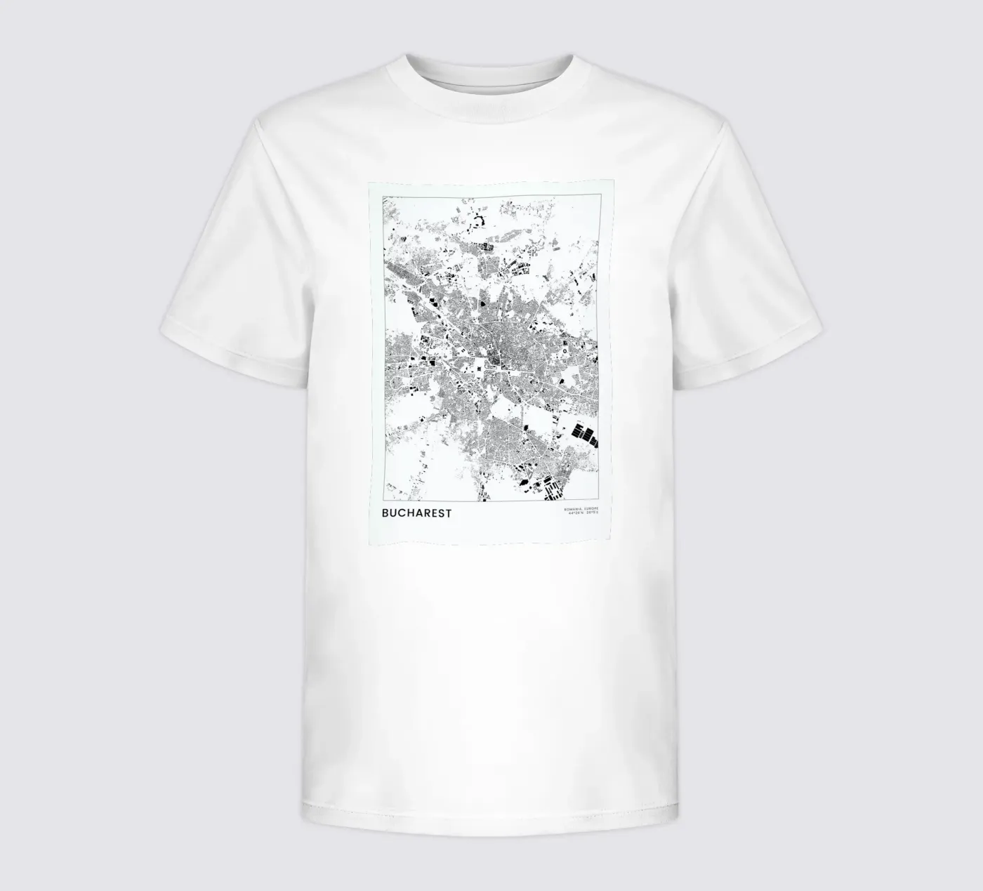 Bucharest t-shirt bambini da The Cartography Collection