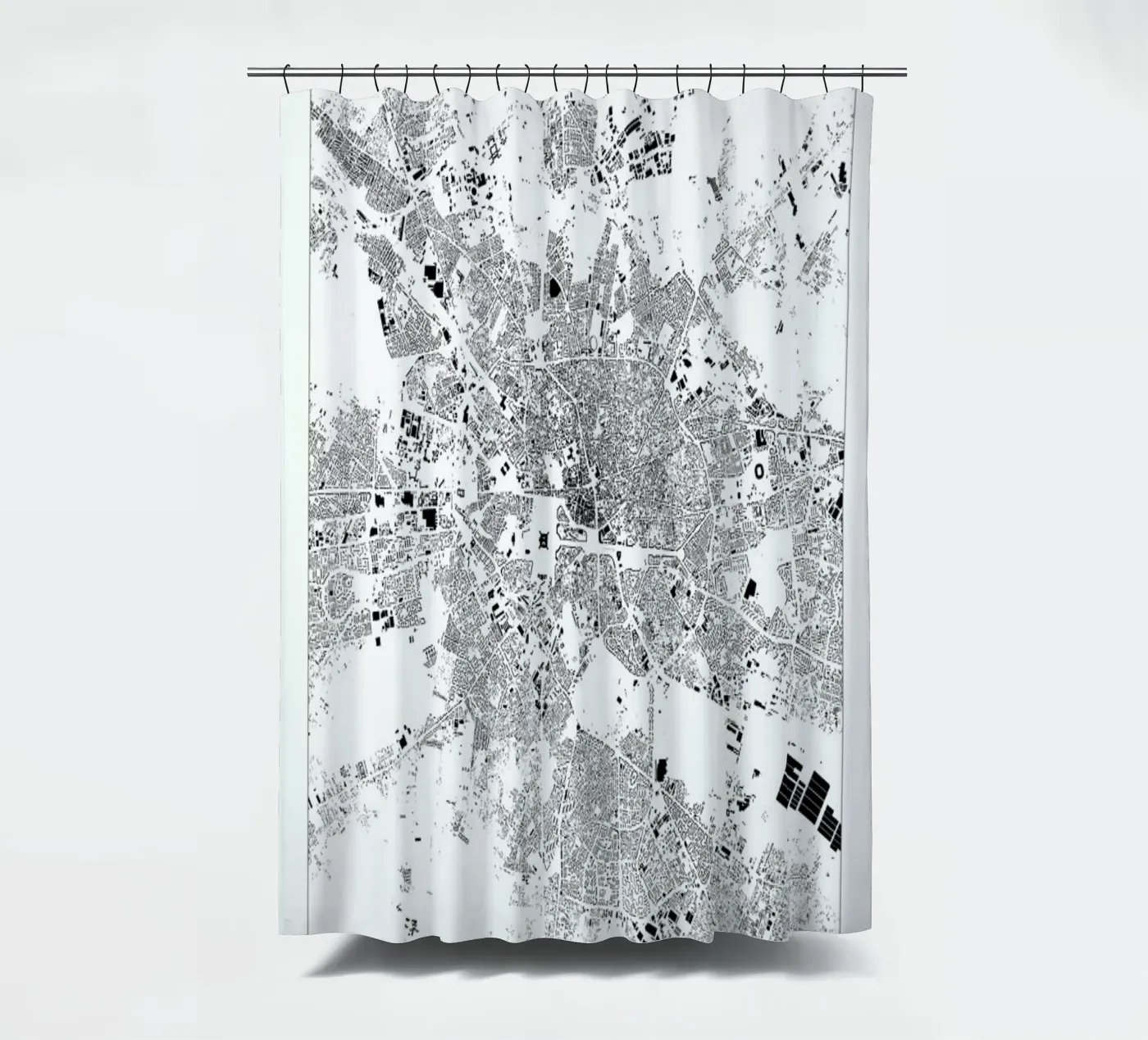 Bucharest Duschvorhang von The Cartography Collection