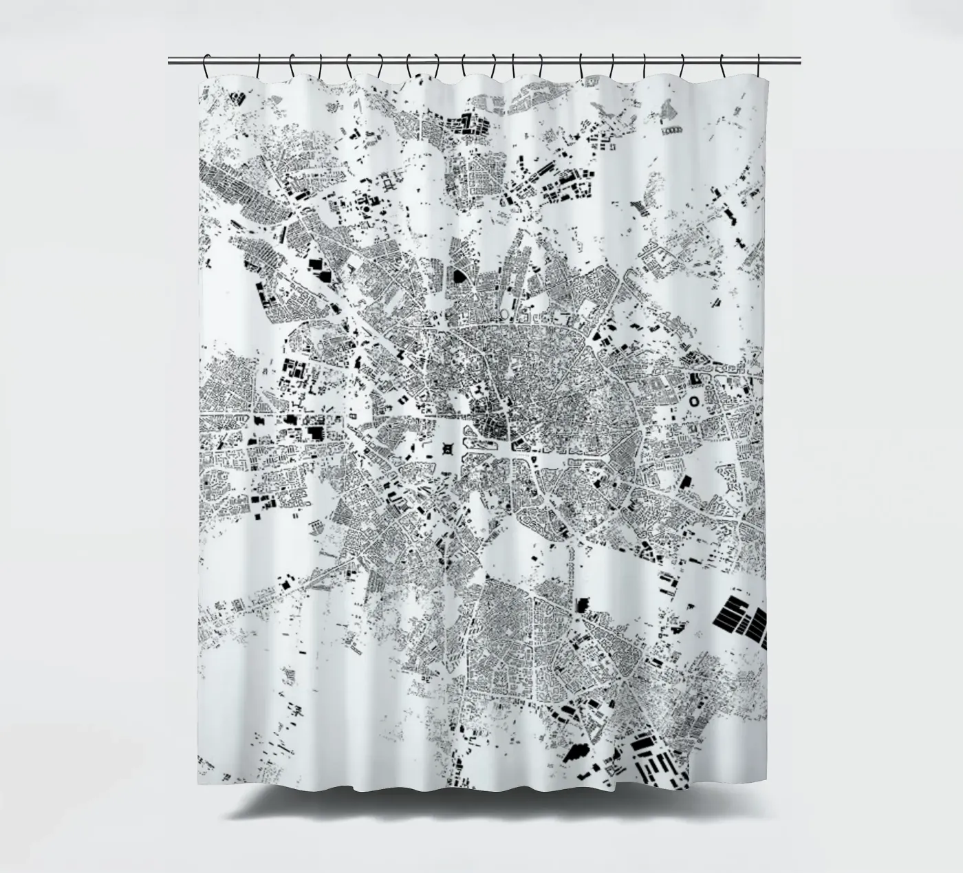 Bucharest Duschvorhang von The Cartography Collection