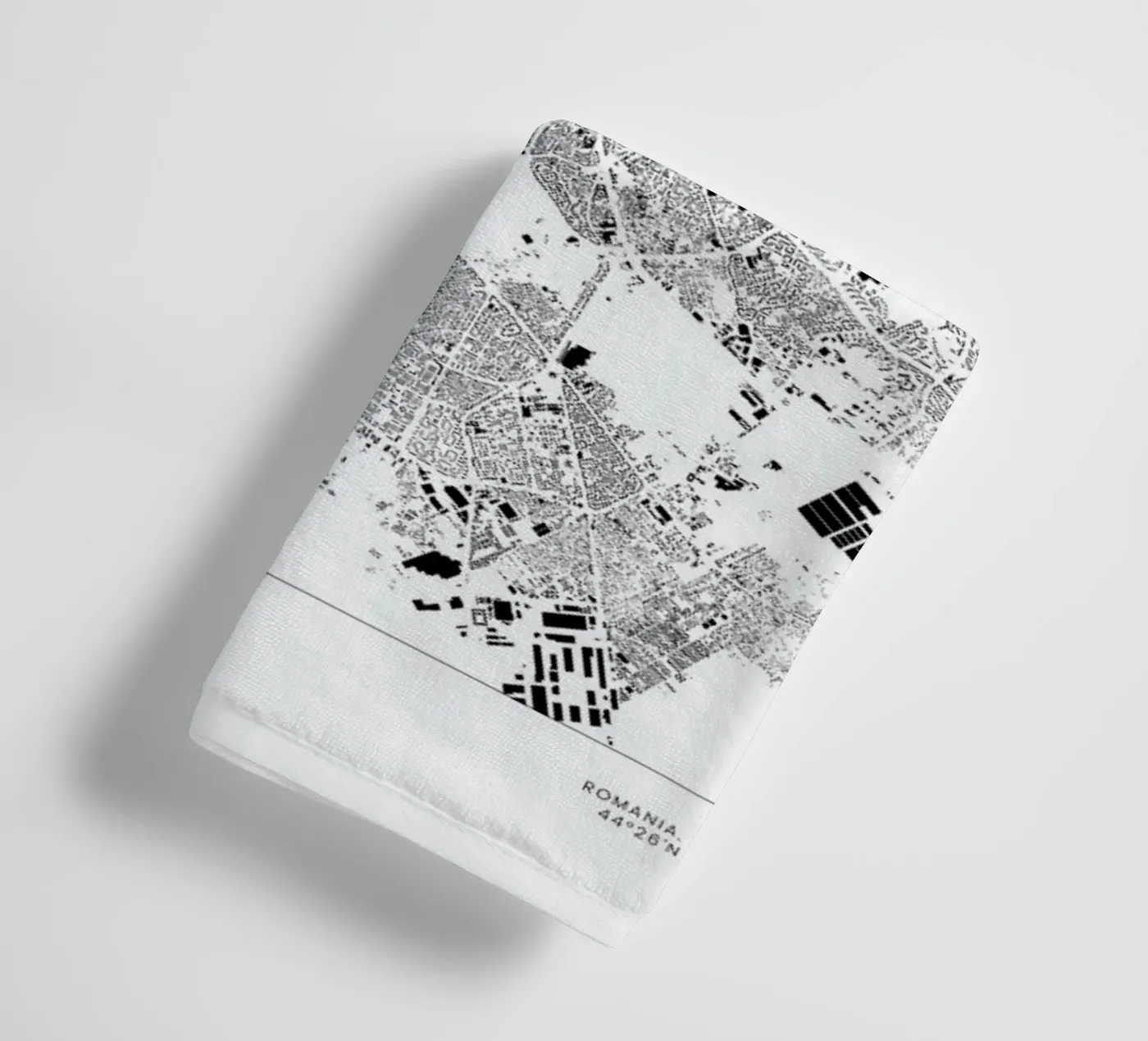 Bucharest asciugamano da bagno da The Cartography Collection