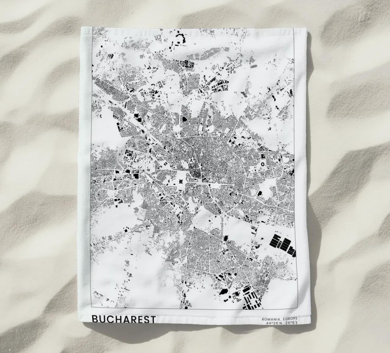 Bucharest telo mare da The Cartography Collection