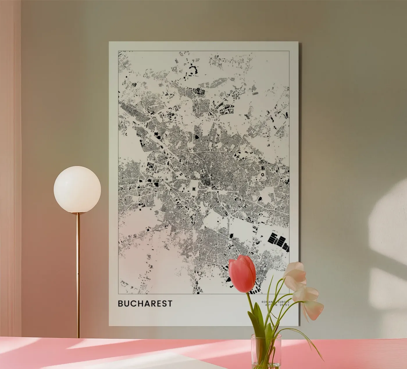 Bucharest pannello forex da The Cartography Collection