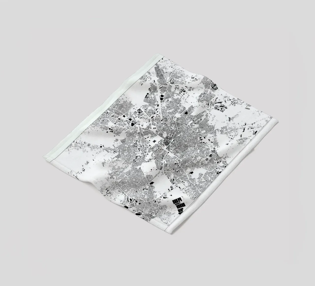 Bucharest coperta in pile da The Cartography Collection