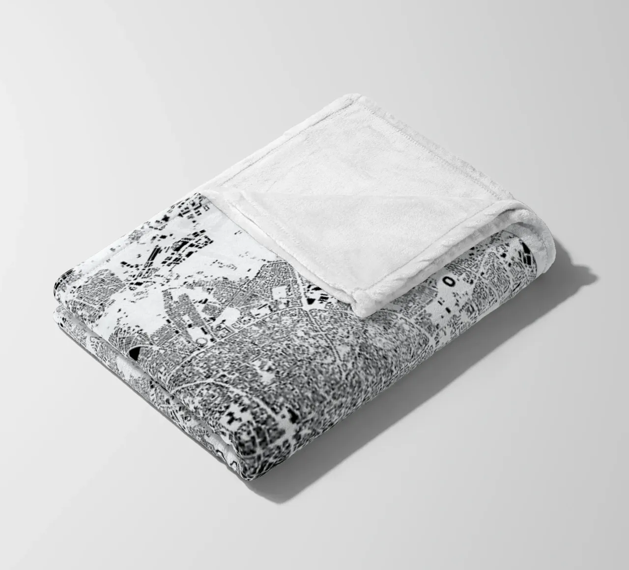 Bucharest Fleecedecke von The Cartography Collection