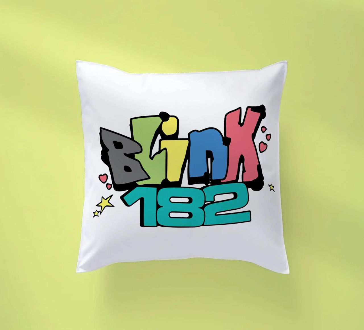 Blink 182 Colorato cuscino da Curtishop