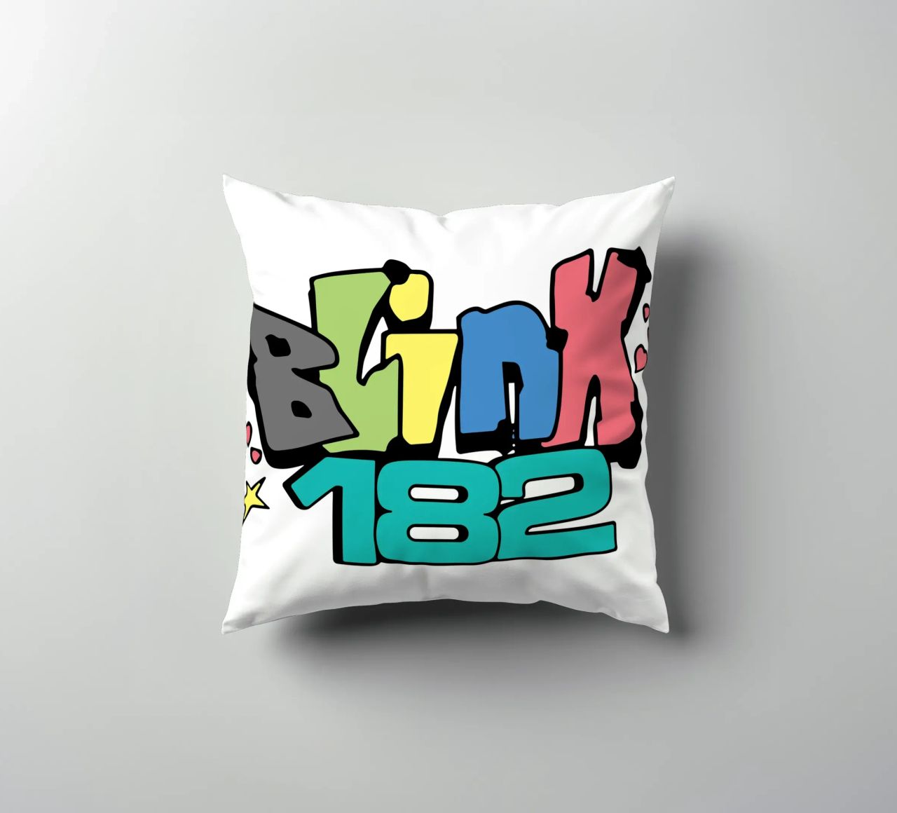 Blink 182 Colorato cuscino da Curtishop
