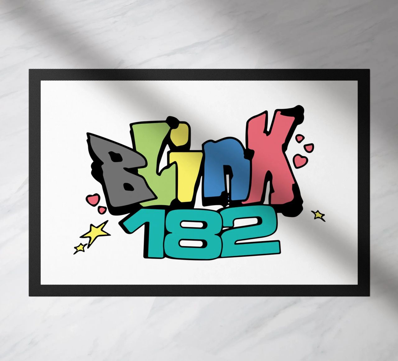 Blink 182 Colorato zerbino da Curtishop
