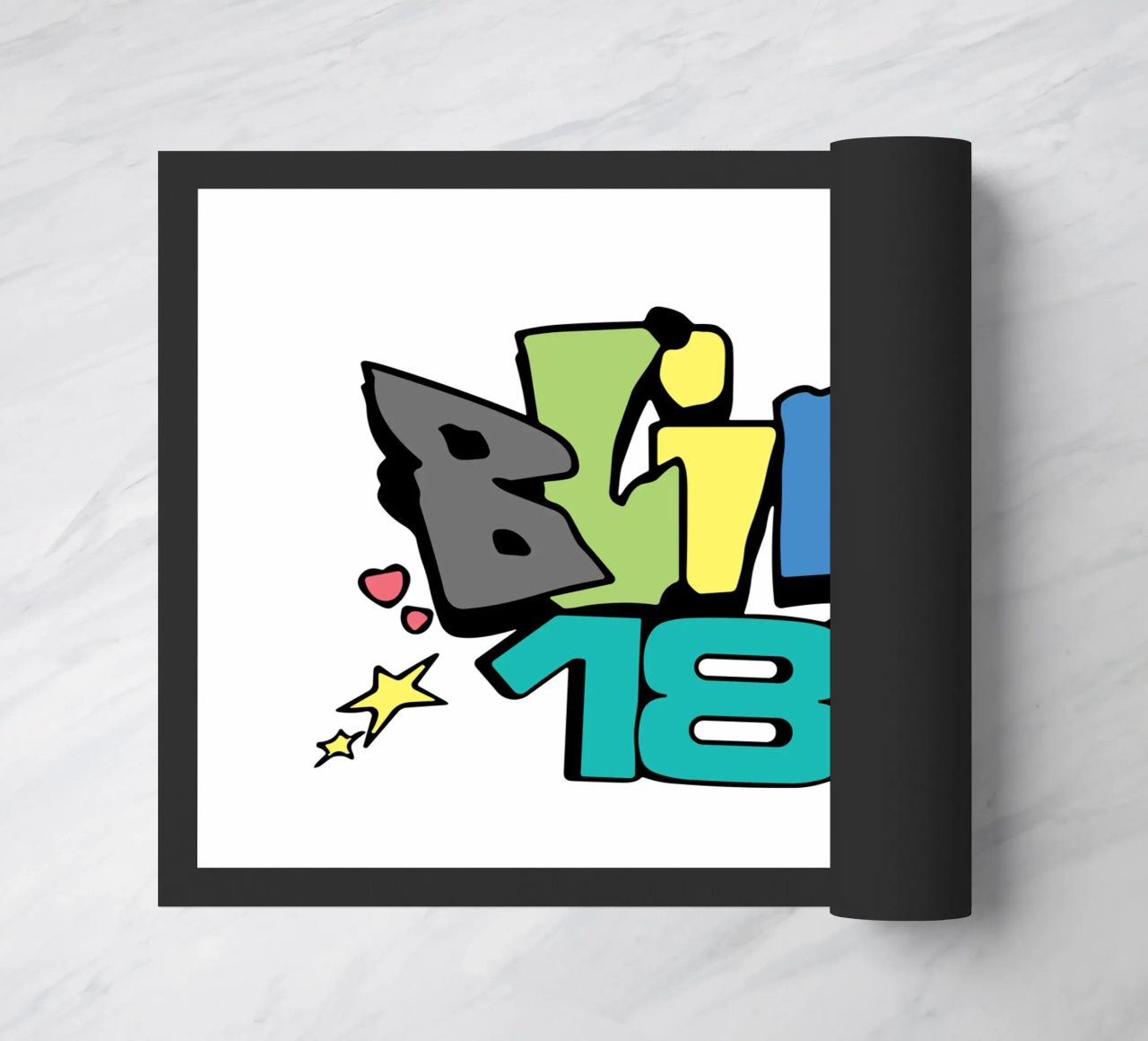 Blink 182 Colorato zerbino da Curtishop