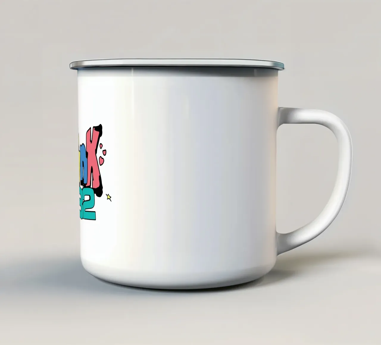 Blink 182 Colorful mug en émail de Curtishop