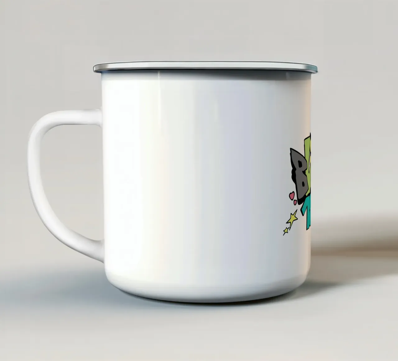 Blink 182 Colorful mug en émail de Curtishop
