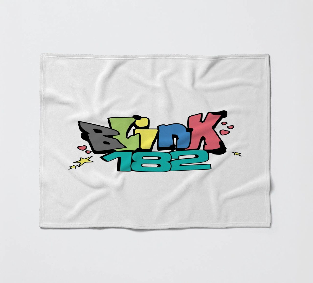 Blink 182 Colorato coperta in pile da Curtishop