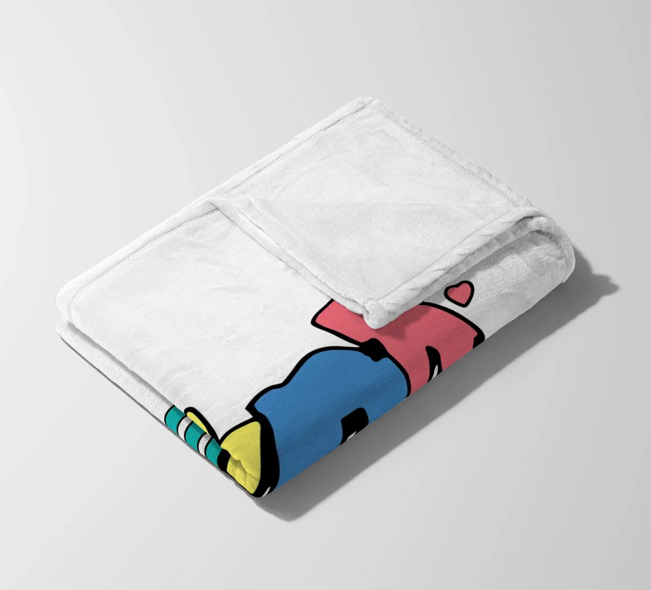 Blink 182 Colorato coperta in pile da Curtishop