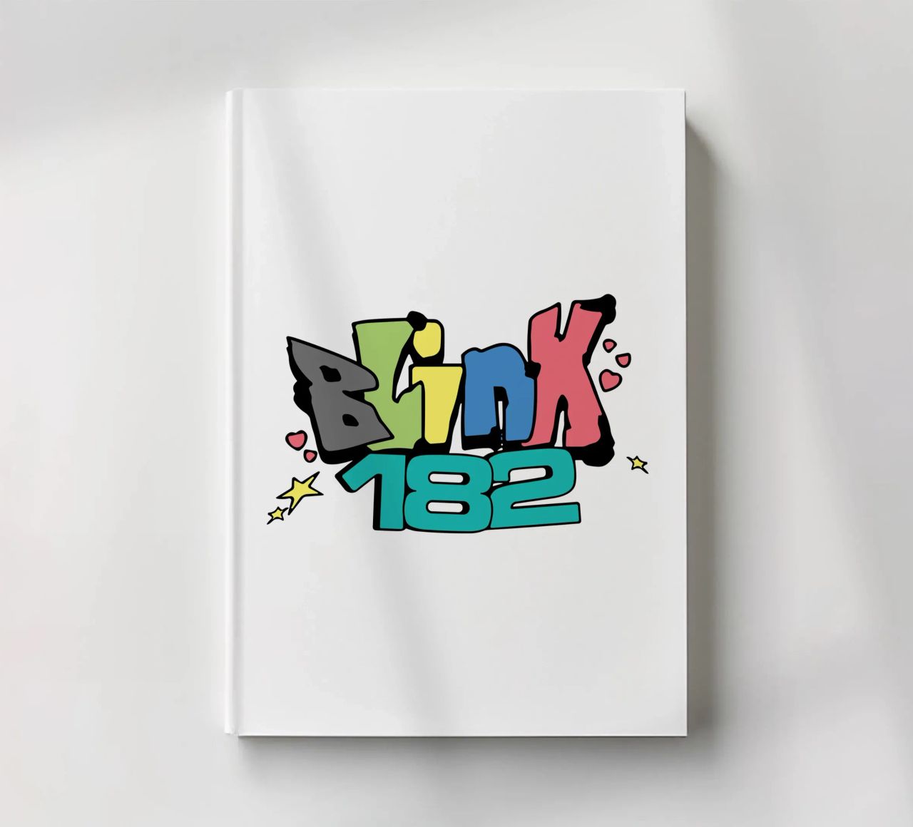 Blink 182 Colorful notebook by Curtishop