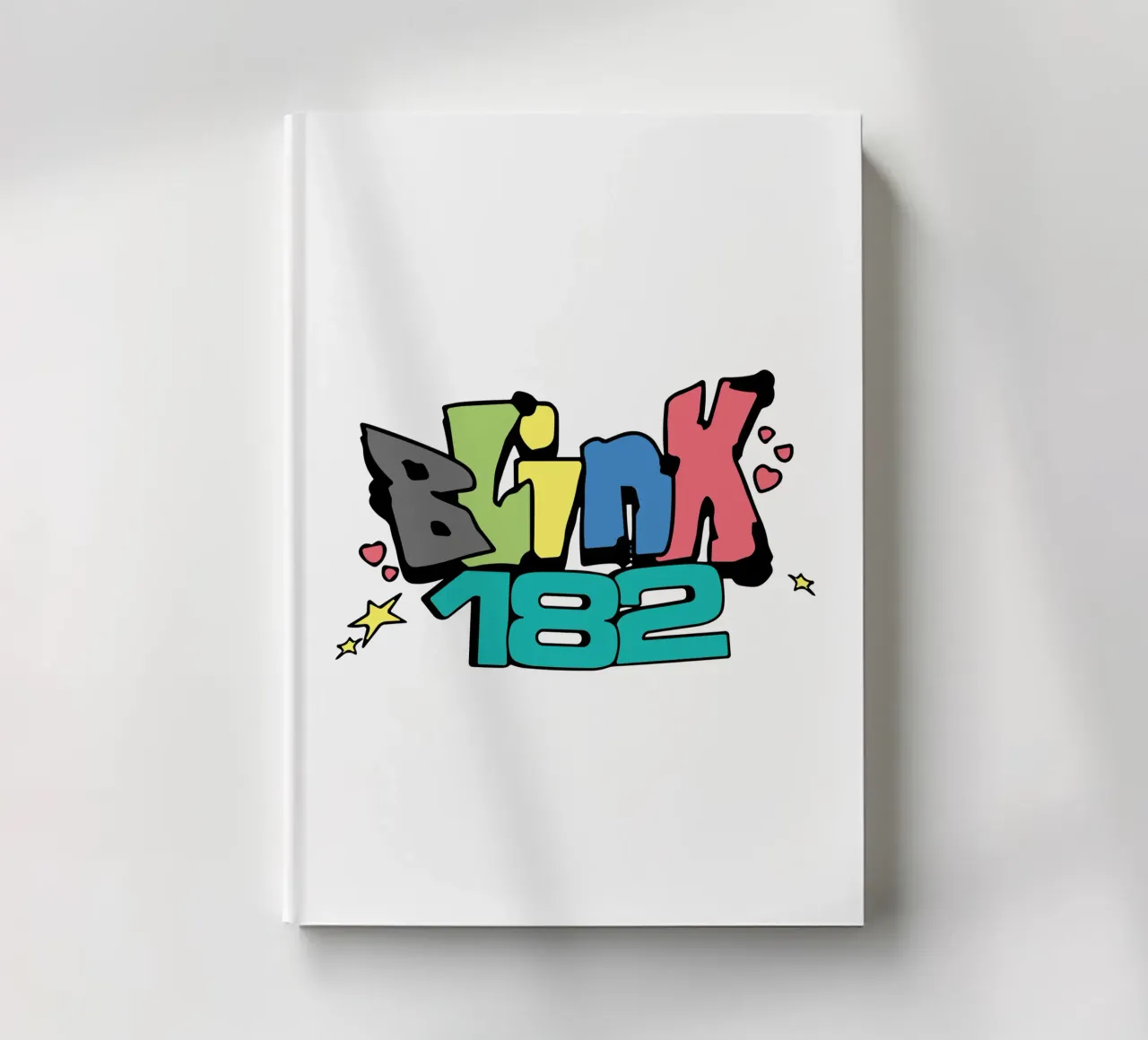 Blink 182 Colorful carnet de notes de Curtishop