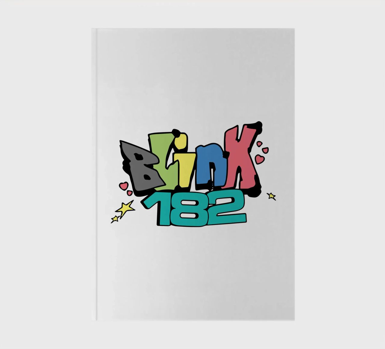 Blink 182 Colorful notebook by Curtishop