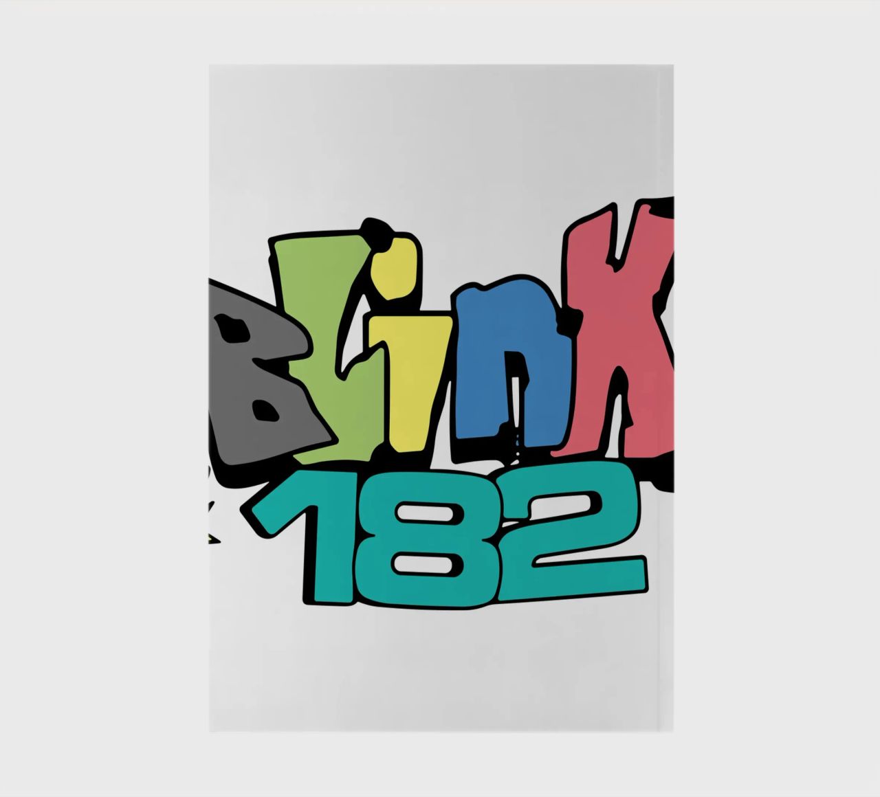 Blink 182 Colorful notebook by Curtishop