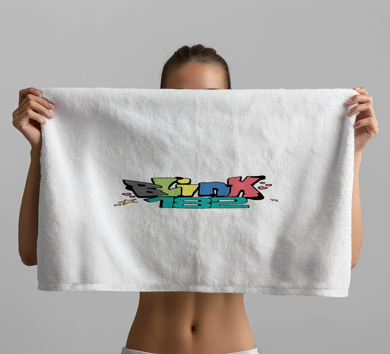 Blink 182 Colorato asciugamano da bagno da Curtishop