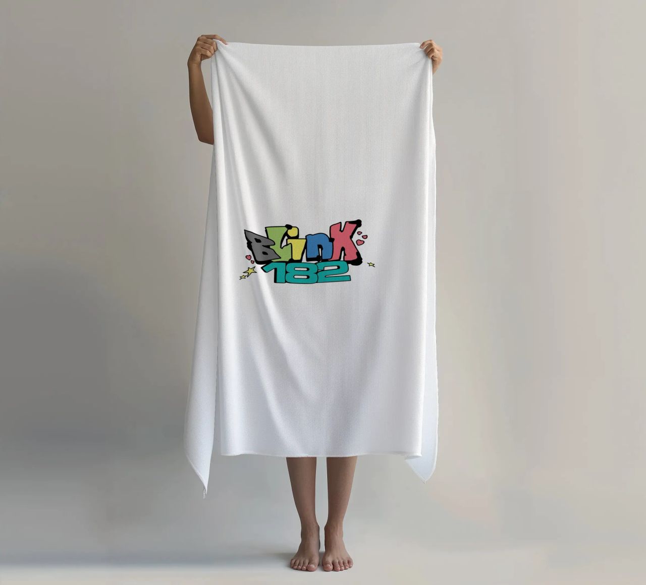 Blink 182 Colorato telo mare da Curtishop
