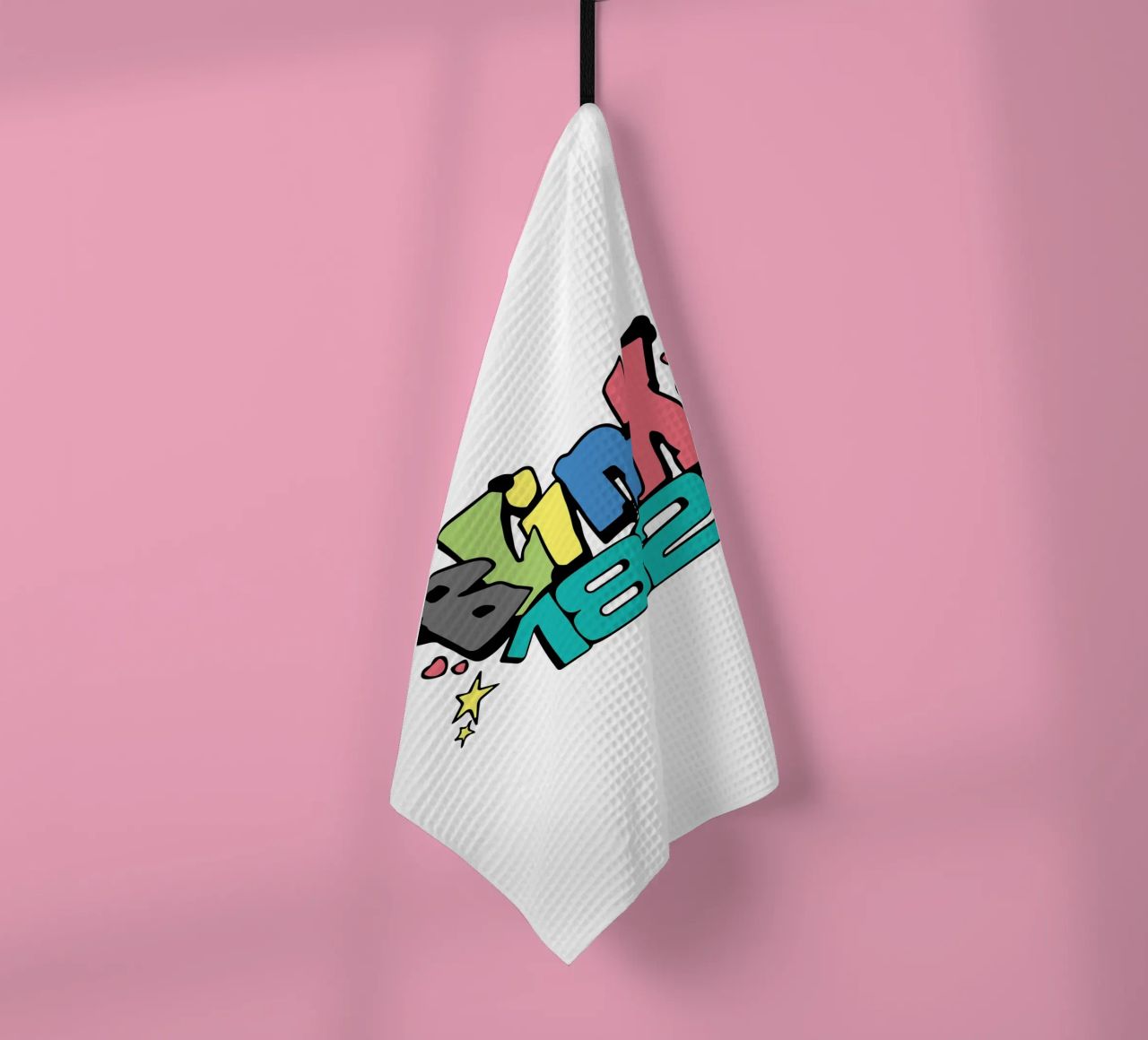 Blink 182 Colorato canovaccio da cucina da Curtishop