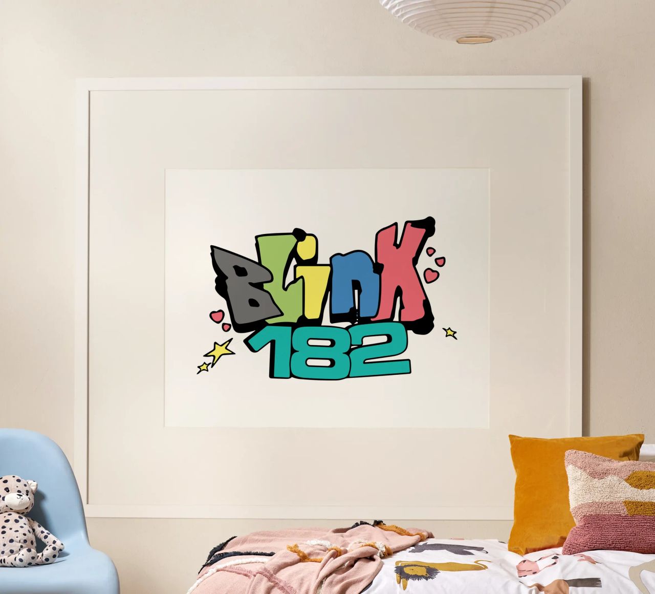 Blink 182 Colorato poster da Curtishop