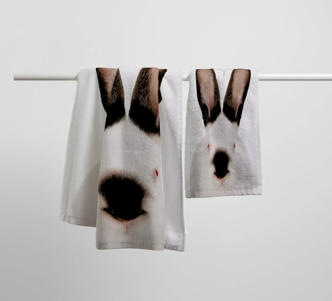 Rabbit badhanddoek van Paws & Claws