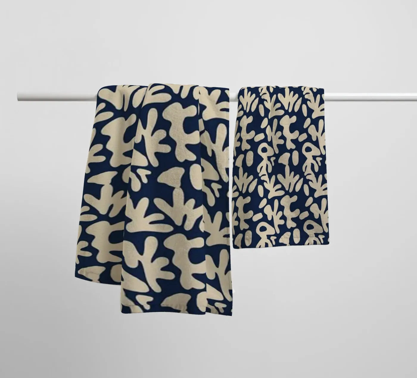 Coral Pattern towel by Little Dean