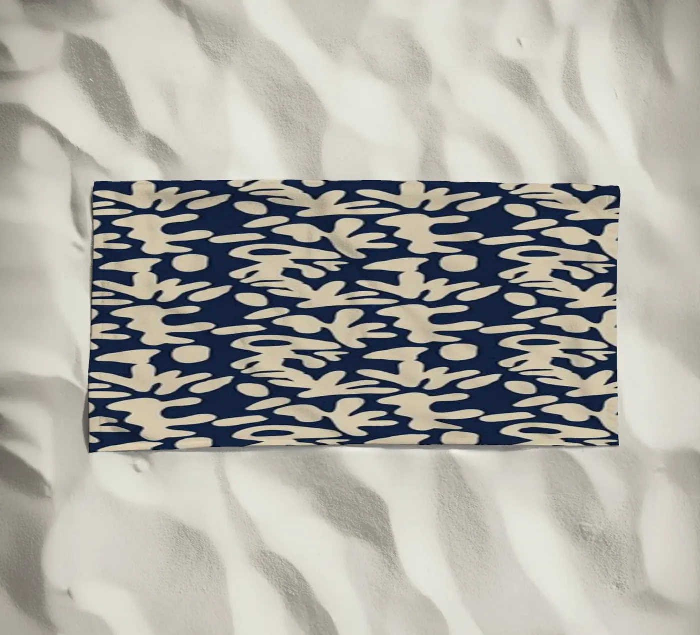 Coral Pattern beach towel by Little Dean